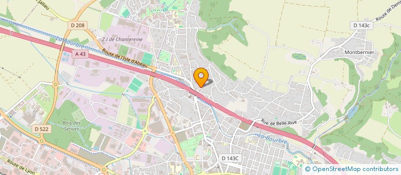 localisation de l'entreprise SARL D.A.A.C RESEAUX à BOURGOIN-JALLIEU