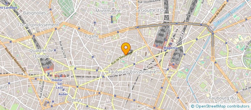 localisation de l'entreprise SARL D.A.B.& S à PARIS