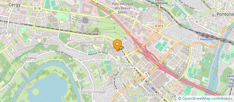 localisation de l'entreprise SARL D A F A  CERGY