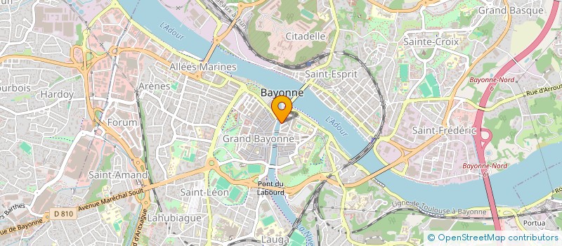 localisation de l'entreprise SARL D'ALEMAN AGENCE LES CORSAIRES  BAYONNE