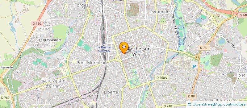 localisation de l'entreprise SARL D'ALMEIDA à LA ROCHE-SUR-YON