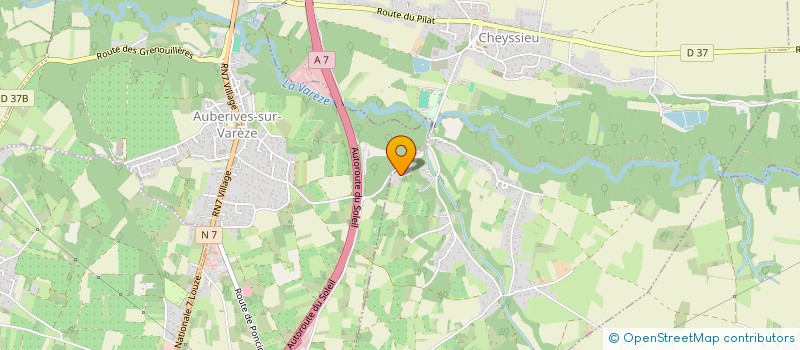 localisation de l'entreprise SARL D ANIELLO  SAINT MAURICE L'EXIL