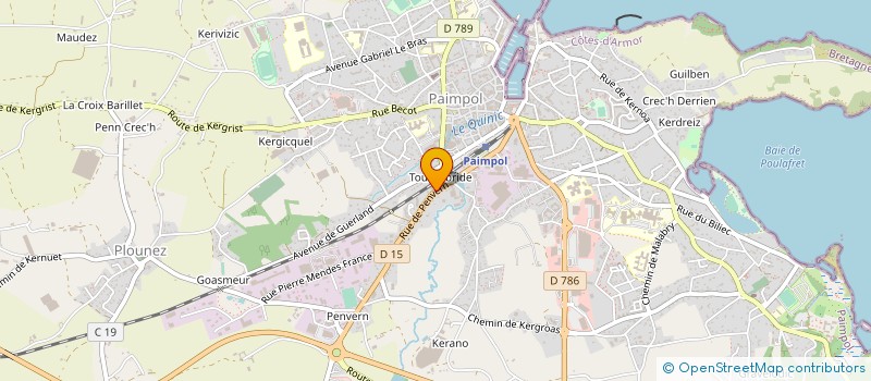 localisation de l'entreprise SARL D'ANNA à PAIMPOL