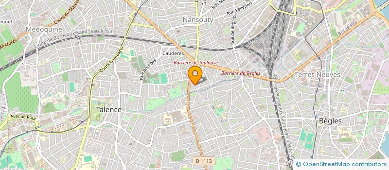 localisation de l'entreprise SARL D'ARCHITECTURE COMES ET KAPPER  BORDEAUX