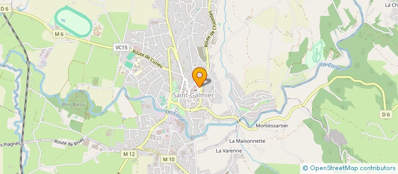 localisation de l'entreprise SARL D'ARCHITECTURE DURNERIN & CO  SAINT-GALMIER