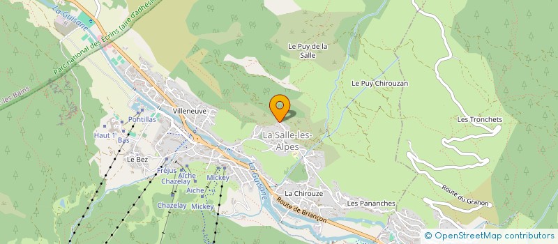 localisation de l'entreprise SARL D'ARCHITECTURE JOUVE MATTHIEU  LA SALLE