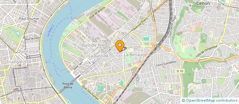 localisation de l'entreprise SARL D'ARCHITECTURE SABRINA PERREIN-CHAULIAC  BORDEAUX