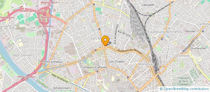 localisation de l'entreprise SARL D'ARCHITECTURE STRATE  TOULOUSE