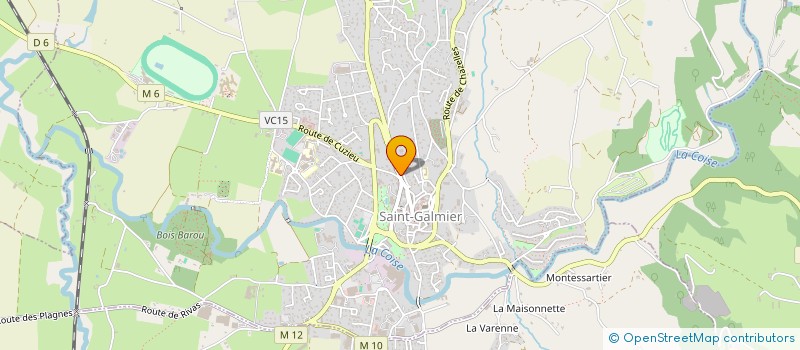 localisation de l'entreprise SARL D'ARCHITECTURE VINDRY ARCHI  SAINT-GALMIER