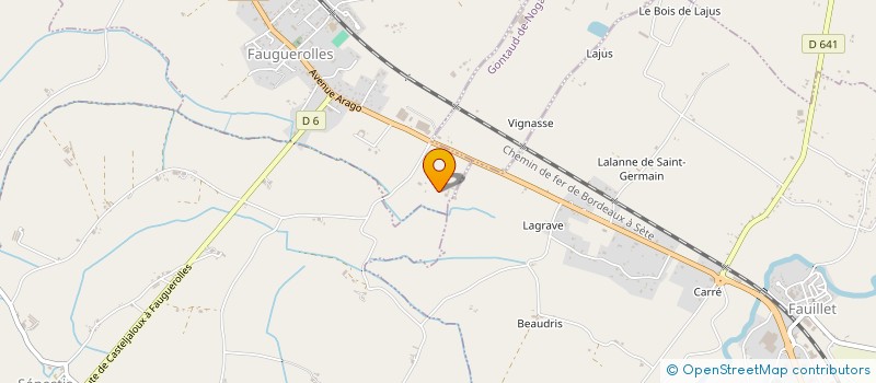 localisation de l'entreprise SARL D'ARTIGUES  VARES