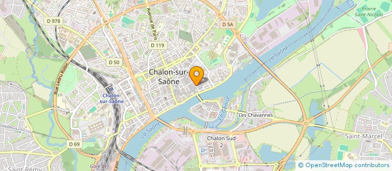 localisation de l'entreprise SARL D'AVIGNEAU à CHALON-SUR-SAONE