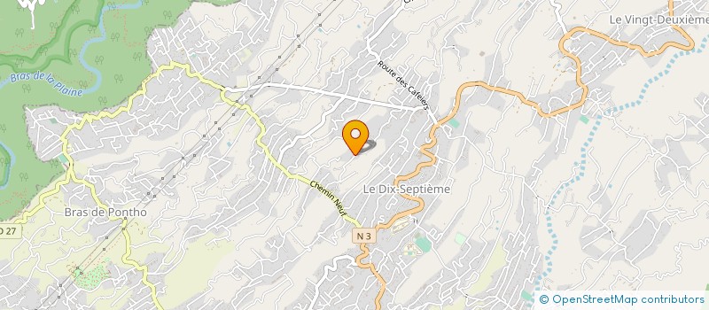 localisation de l'entreprise SARL D.B.M  LE TAMPON