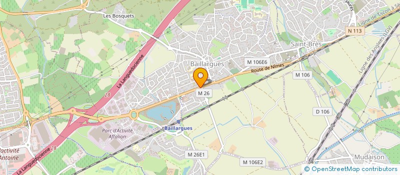 localisation de l'entreprise SARL D.B.S. FERMETURES à BAILLARGUES