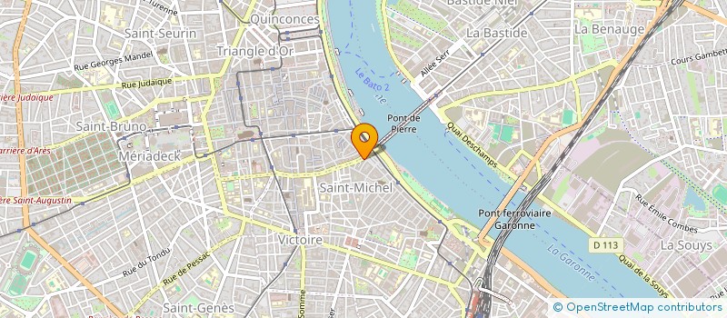 localisation de l'entreprise SARL D-C-E BAT  BORDEAUX