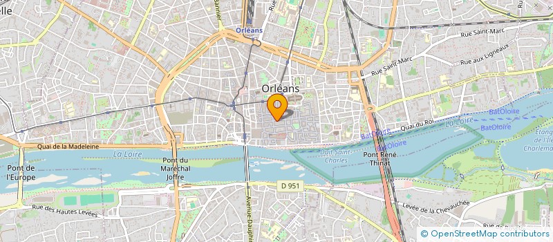 localisation de l'entreprise SARL D.C.H. à ORLEANS
