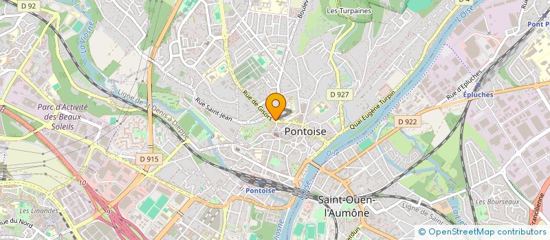 localisation de l'entreprise SARL D.C.V GESTION à PONTOISE