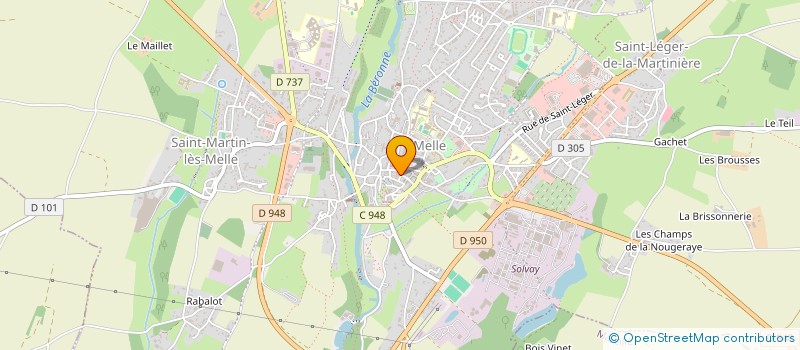 localisation de l'entreprise SARL D'CLIC à MELLE