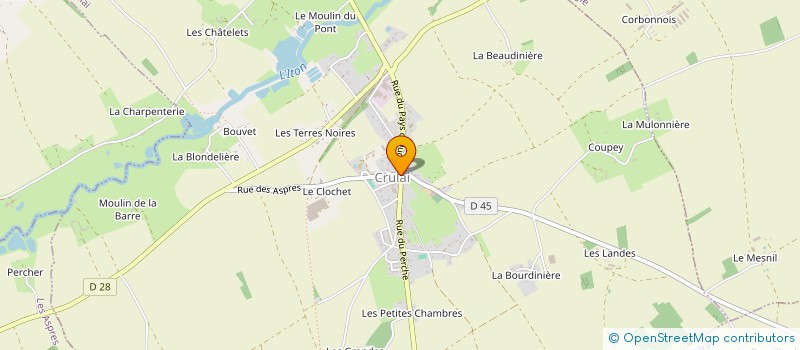 localisation de l'entreprise SARL D.D.C. à CRULAI
