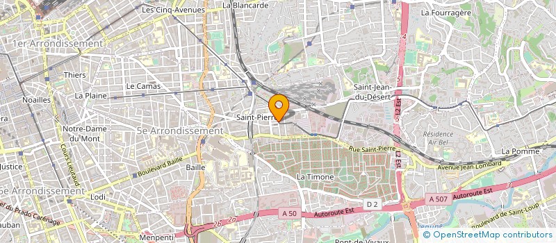 localisation de l'entreprise SARL D E ENTREPRISE à MARSEILLE