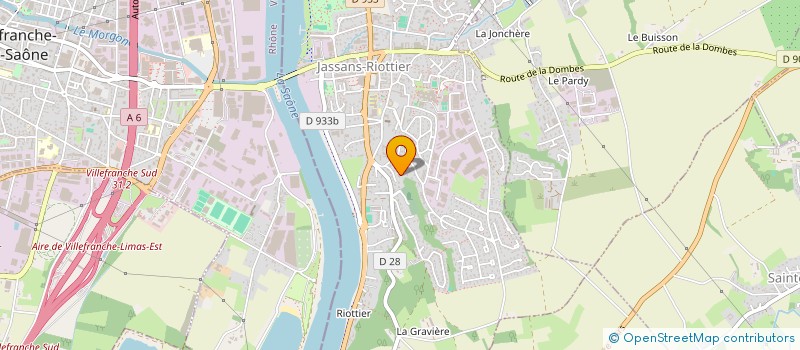 localisation de l'entreprise SARL D' EGLUES à JASSANS-RIOTTIER