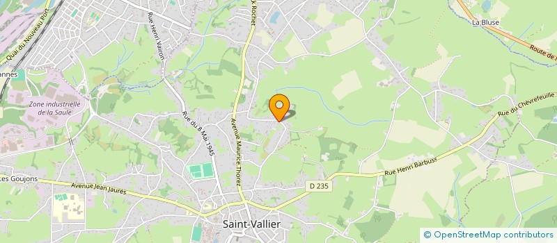 localisation de l'entreprise SARL D ELECTRICITE GENERALE INDUSTRIELLE  SAINT-VALLIER