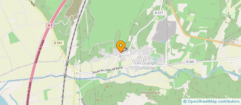 localisation de l'entreprise SARL D'ELYSSAS à LES GRANGES-GONTARDES