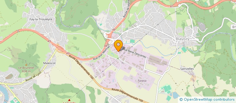 localisation de l'entreprise SARL D'ENNERY  SAINT-GERMAIN-LAPRADE