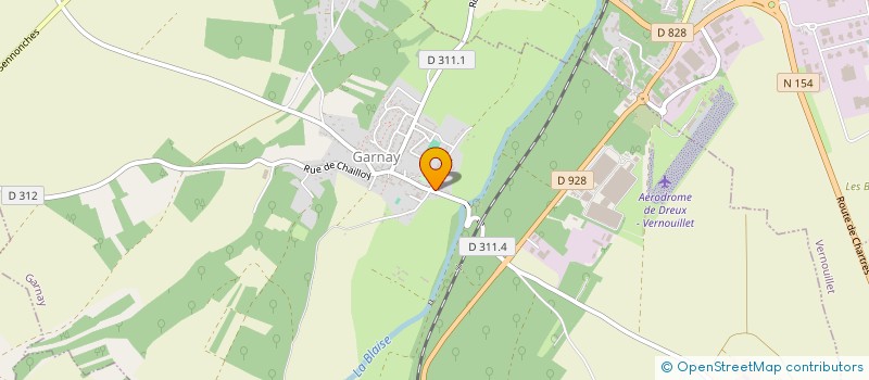 localisation de l'entreprise SARL D ET K à GARNAY