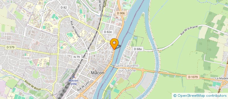 localisation de l'entreprise SARL D'EUROPE ET D'ANGLETERRE à MACON