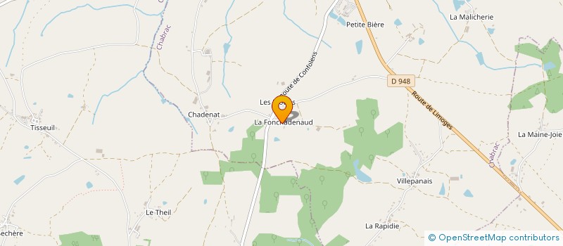 localisation de l'entreprise SARL D'EXPL DE LA FERME DE CHABRAC à CHABRAC