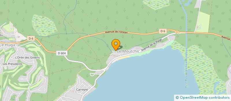 localisation de l'entreprise SARL D'EXPLOIT CAMPING HERMITAGE à LACANAU