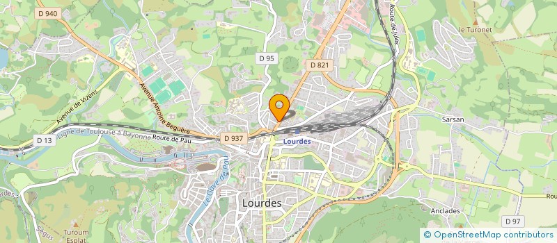 localisation de l'entreprise SARL D'EXPLOIT DES ETS JOUANICOU à LOURDES