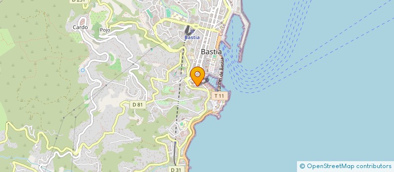 localisation de l'entreprise SARL D'EXPLOIT EPICERIE SAN CARLU à BASTIA