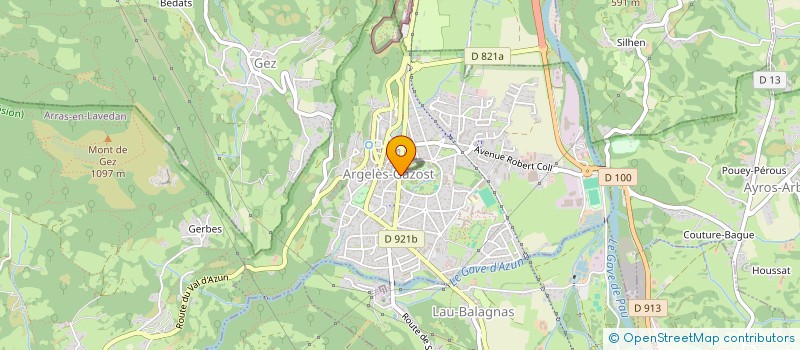 localisation de l'entreprise SARL D'EXPLOIT ETS CATOIS  AYZAC-OST