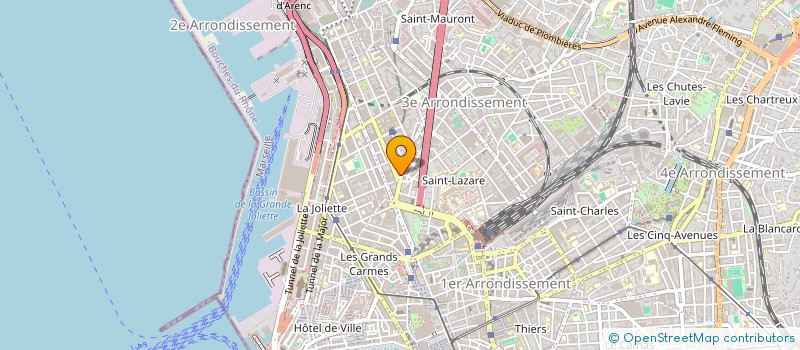 localisation de l'entreprise SARL D'EXPLOITATION A. FERRY FLEURS à MARSEILLE