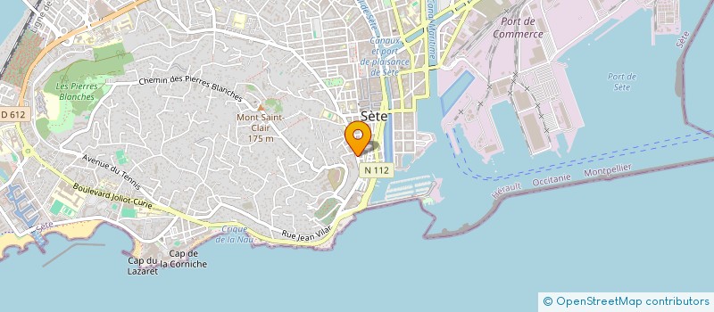 localisation de l'entreprise SARL D'EXPLOITATION AU PAIN DAUPHIN à SETE