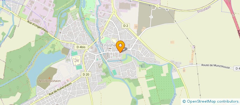 localisation de l'entreprise SARL D'EXPLOITATION AUTOS-ENSISHEIM à ENSISHEIM