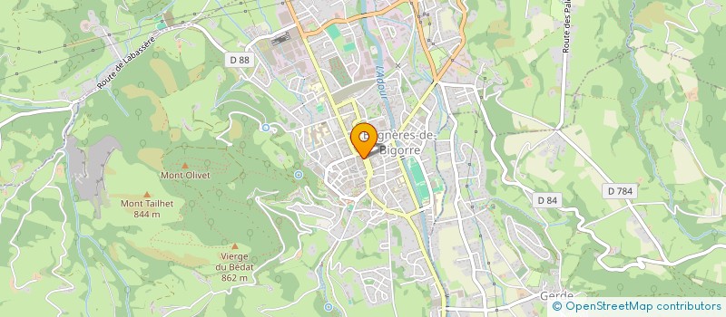 localisation de l'entreprise SARL D'EXPLOITATION BAR LE LAFAYETTE à BAGNERES-DE-BIGORRE