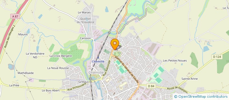 localisation de l'entreprise SARL D'EXPLOITATION BLANCHARD à CHEMILLE-EN-ANJOU