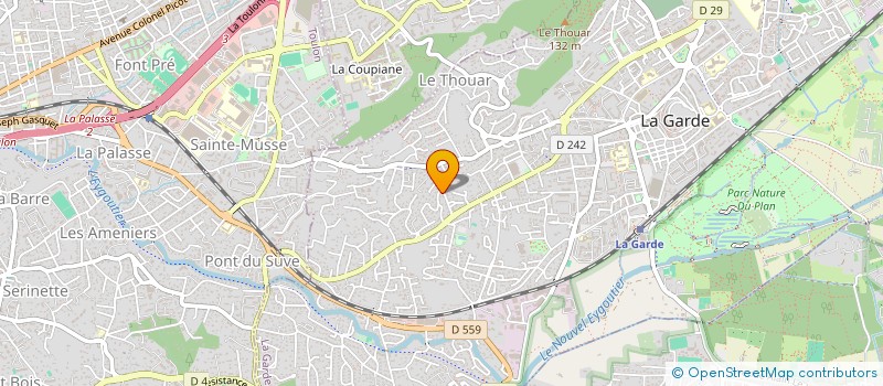 localisation de l'entreprise SARL D EXPLOITATION BOFFREDO  LA GARDE