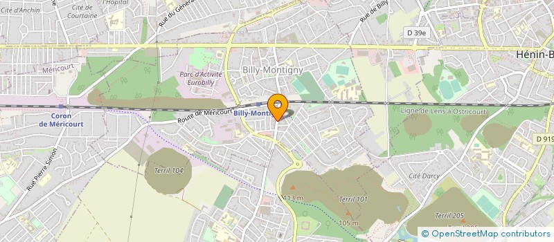 localisation de l'entreprise SARL D'EXPLOITATION BRAECKMAN à BILLY-MONTIGNY