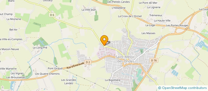 localisation de l'entreprise SARL D'EXPLOITATION CAILLEBOTTE à SAINT-MELOIR-DES-ONDES
