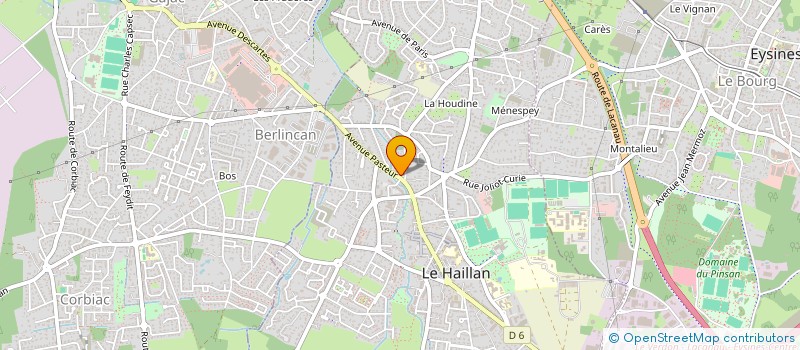 localisation de l'entreprise SARL D EXPLOITATION CAZIMAJOU  LE HAILLAN