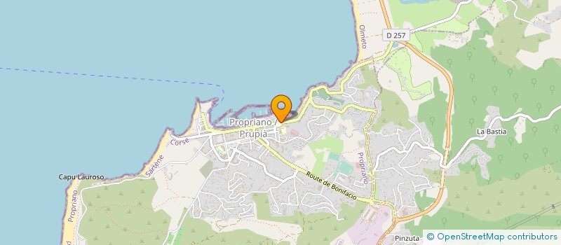 localisation de l'entreprise SARL D'EXPLOITATION DE L'HOTEL FUNTANA VECHJA à PROPRIANO
