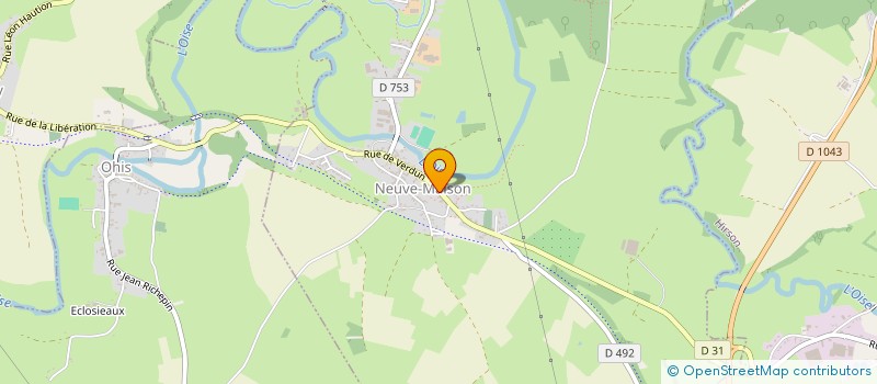 localisation de l'entreprise SARL D EXPLOITATION DEHOUX à HIRSON