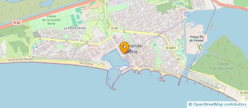 localisation de l'entreprise SARL D EXPLOITATION DES CADRANS SOLAIRES à LA GRANDE-MOTTE