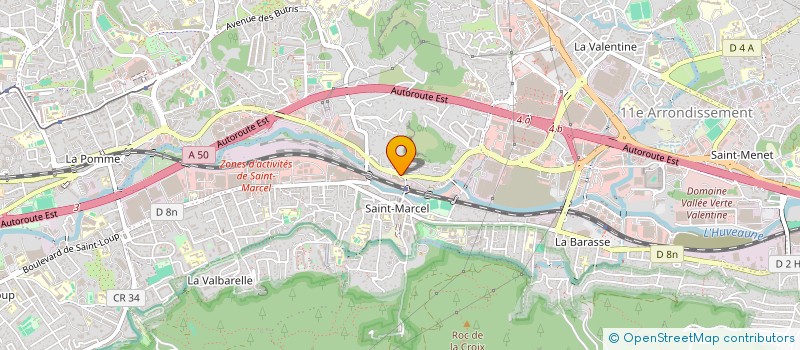 localisation de l'entreprise SARL D'EXPLOITATION DES CYCLES R.BECK à MARSEILLE