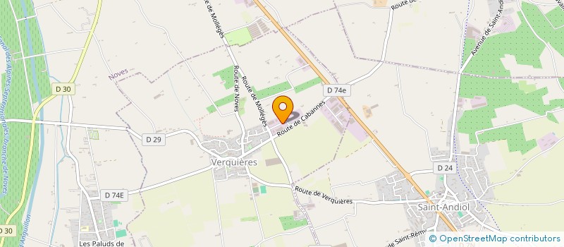 localisation de l'entreprise SARL D'EXPLOITATION DES ETABLISSEMENTS BERNARD à VERQUIERES