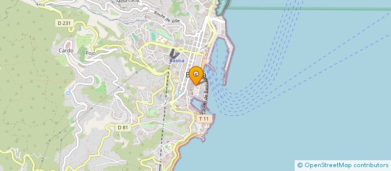 localisation de l'entreprise SARL D'EXPLOITATION DES ETABLISSEMENTS LA CASINCA à BASTIA