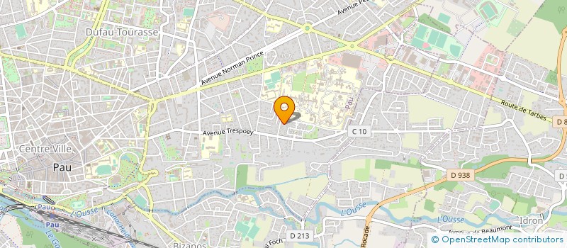 localisation de l'entreprise SARL D EXPLOITATION DES ETS JEAN FRANCOIS THIERY  PAU